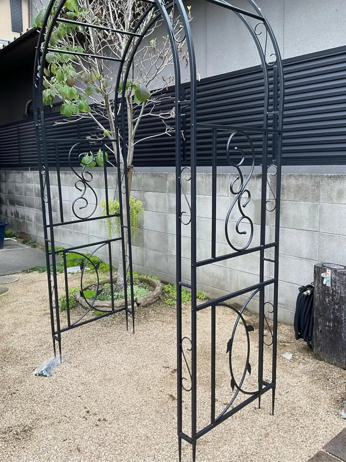 Heavy Duty Metal Garden Arbor Trellis For Climbing Vines