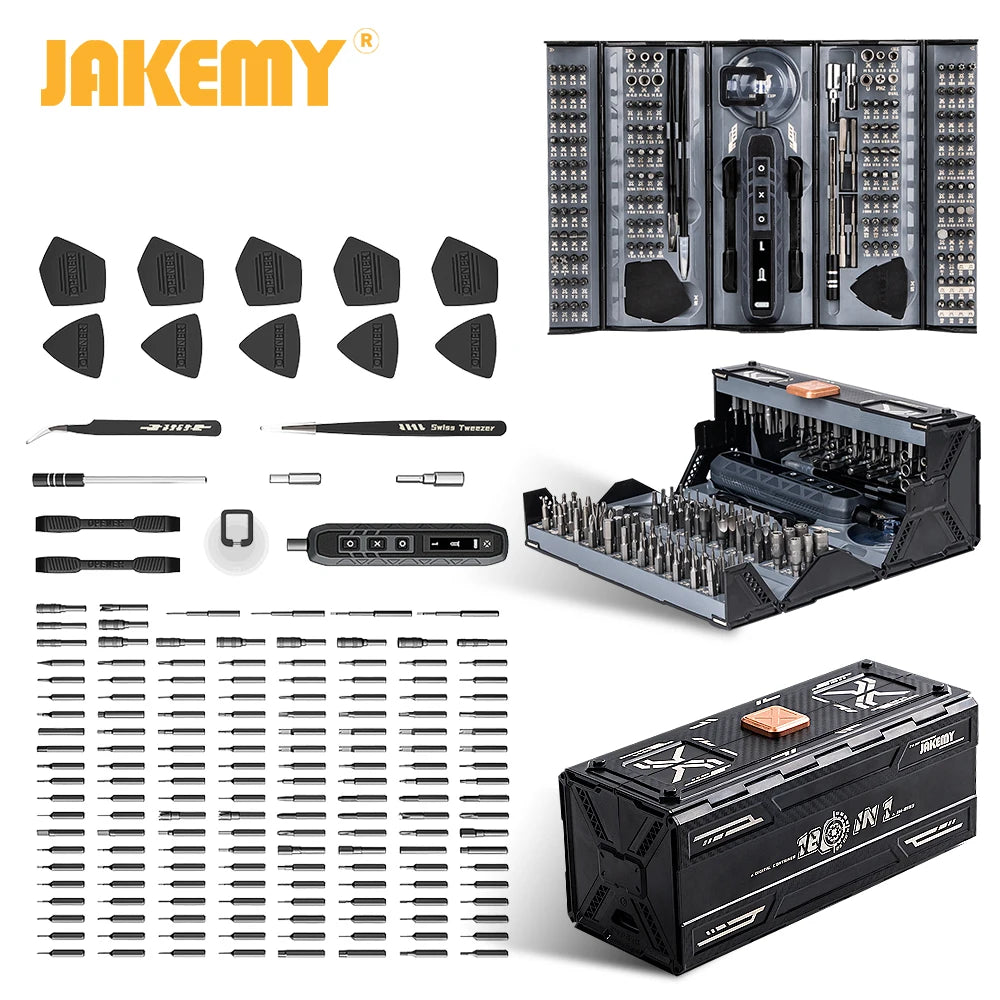 JAKEMY 180 In 1 Magnetic Precision Screwdriver Set For Phones