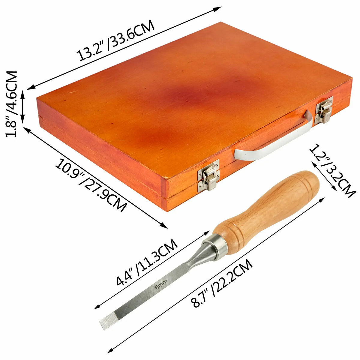 SucceBuy 12 Piece Wood Carving Chisel Set For Woodworking Projects