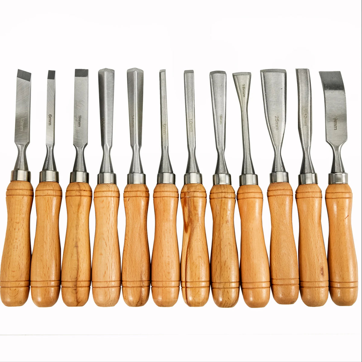 SucceBuy 12 Piece Wood Carving Chisel Set For Woodworking Projects