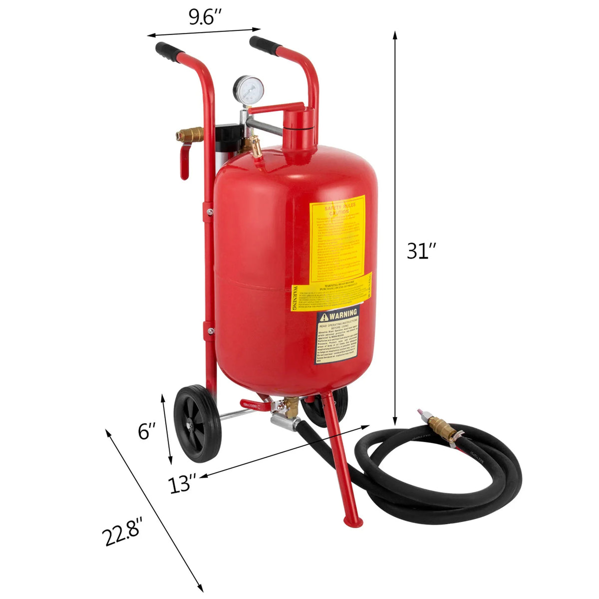 SucceBuy Portable Air Sand Blaster Kit For Surface Preparation 125 PSI