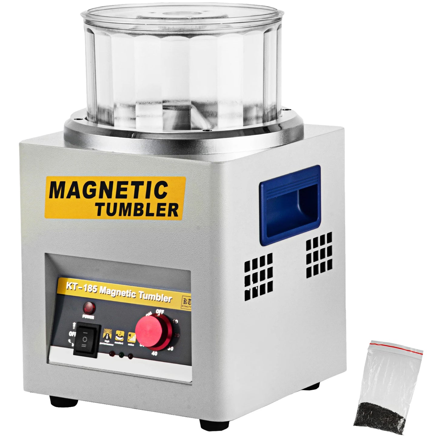 SucceBuy KT185 Magnetic Tumbler Jewelry Polisher Precision Finisher 110V 220V