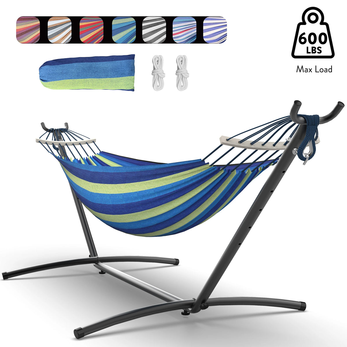 Gyroor Adjustable Stand Hammock With 600 Lb Capacity And Storage Bag