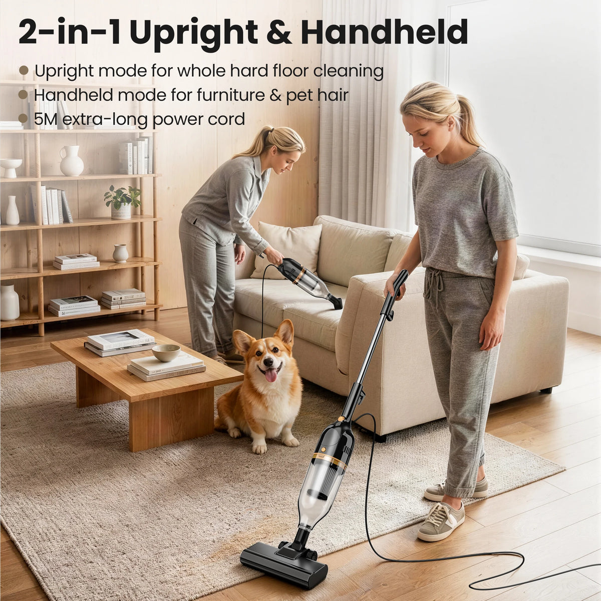 INSE Corded Vacuum Cleaner R7 R3S 3 In 1 Lightweight