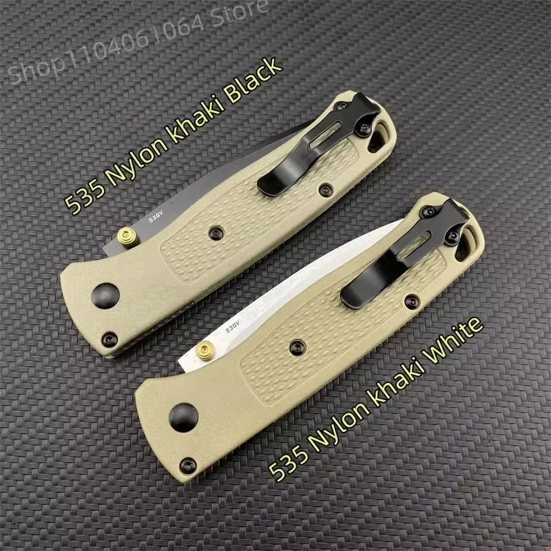 DIY Supplies BM 535 Bugout EDC Folding Knife Grivory Handle