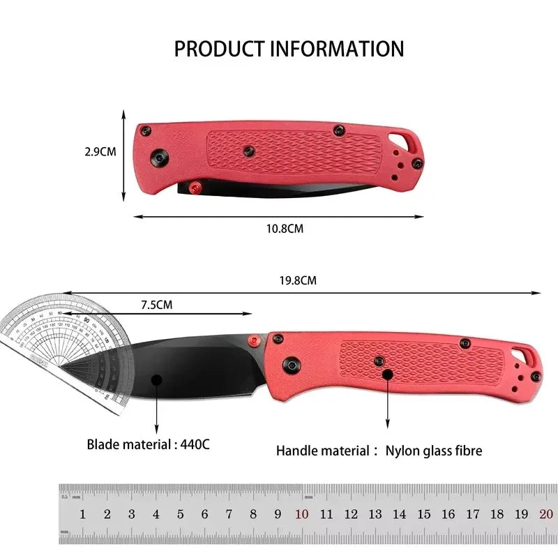 DIY Supplies BM 535 Bugout EDC Folding Knife Grivory Handle