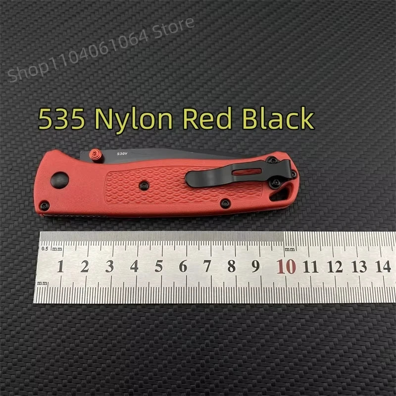 DIY Supplies BM 535 Bugout EDC Folding Knife Grivory Handle