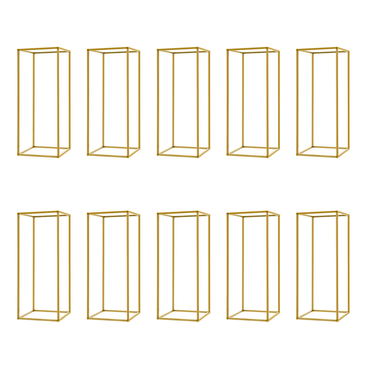 Wedding Flower Stand Set Ten Pieces Iron Pillar Display Props