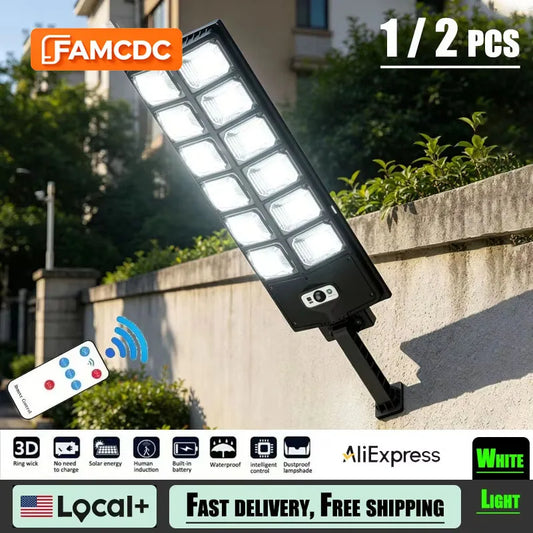 FAMCDC 504 LED Solar Wall Light Motion Sensor 3 Modes
