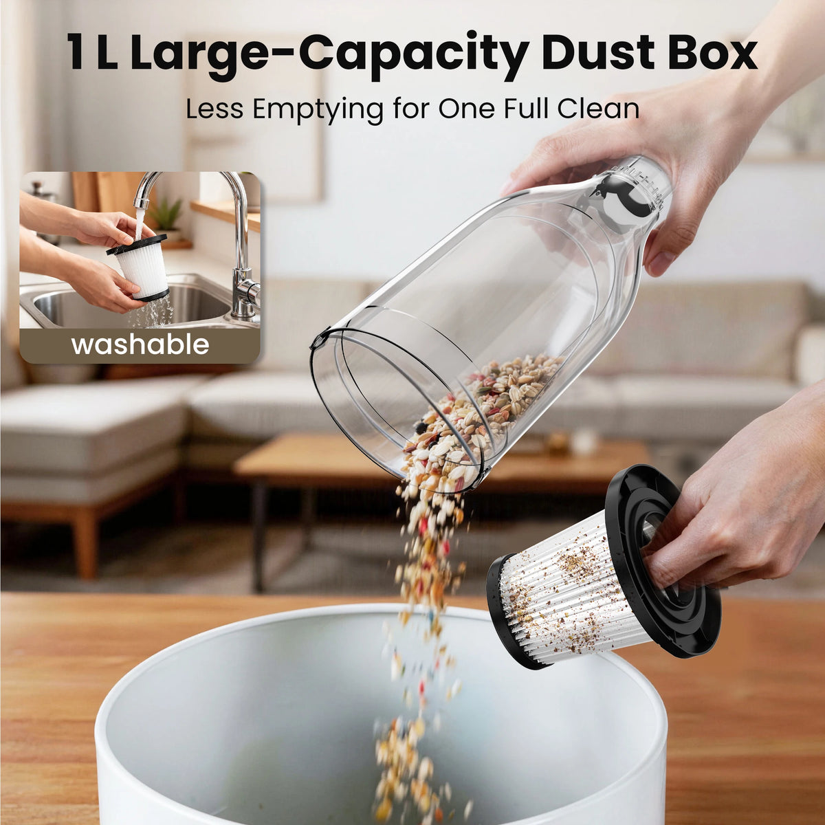 INSE Corded Vacuum Cleaner R7 R3S 3 In 1 Lightweight