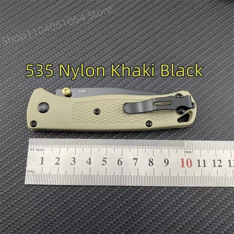 DIY Supplies BM 535 Bugout EDC Folding Knife Grivory Handle