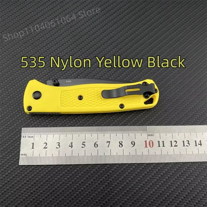 DIY Supplies BM 535 Bugout EDC Folding Knife Grivory Handle