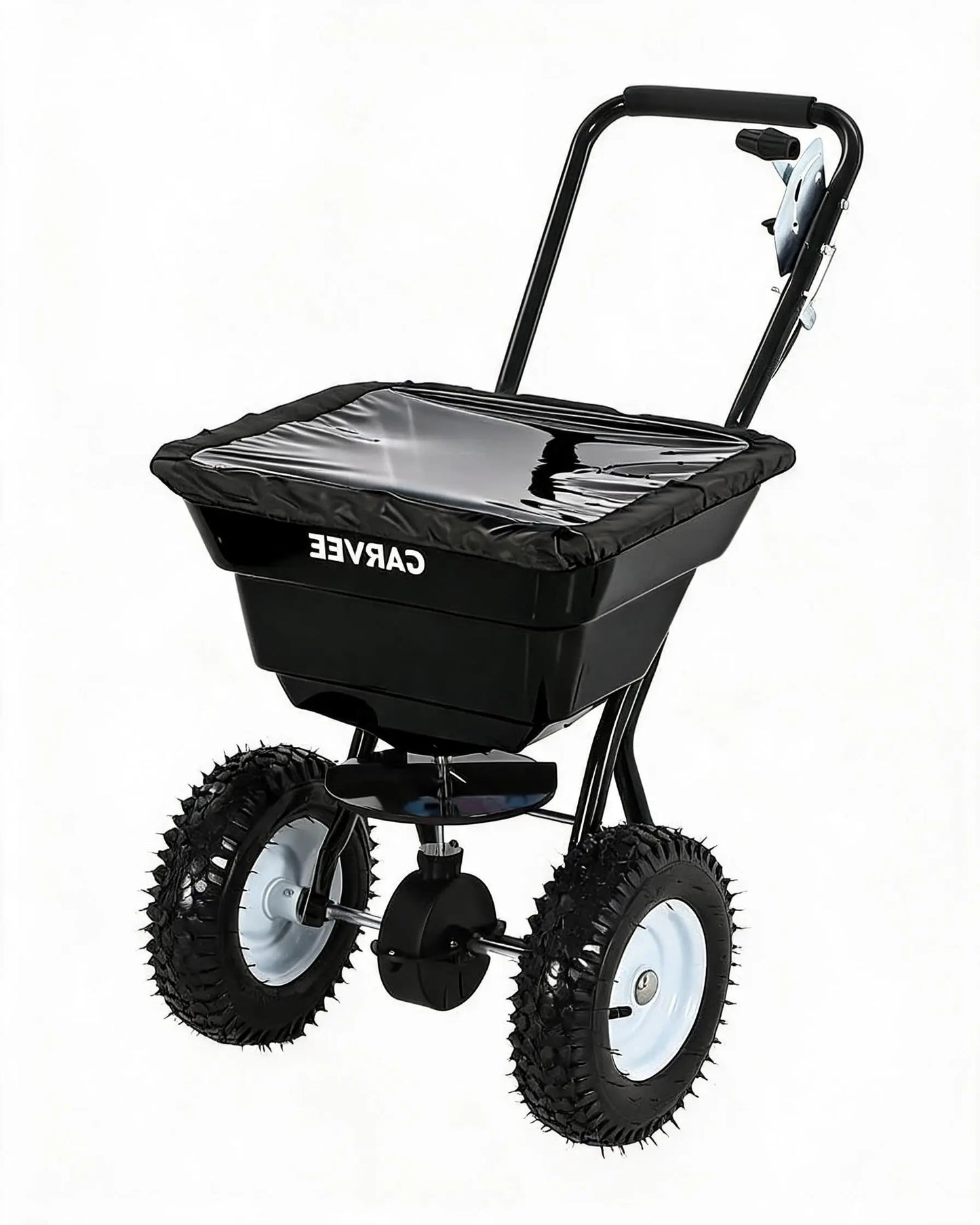 80 Lb Push Broadcast Spreader For Fertilizer Grass Seed