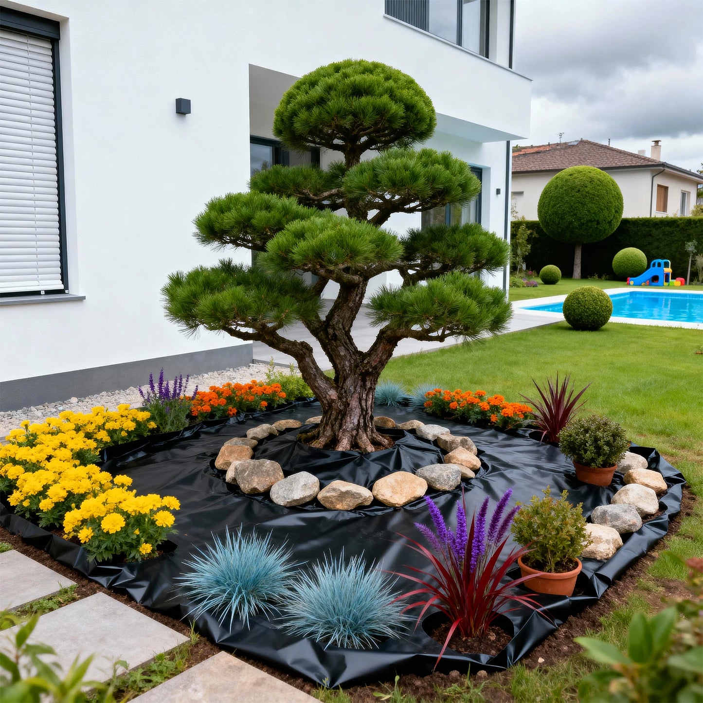 Heavy Duty 5 Layer EPDM Pond Liner for Water Gardens