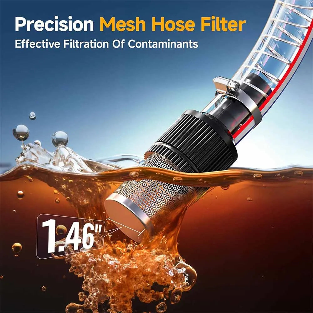 Taskstar Cordless Fuel Transfer Pump 12GPM Kit For Diesel