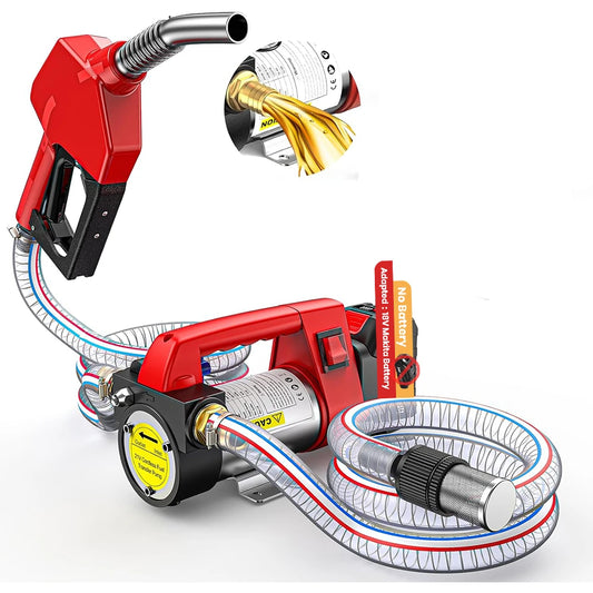 Taskstar Cordless Fuel Transfer Pump 12GPM Kit For Diesel