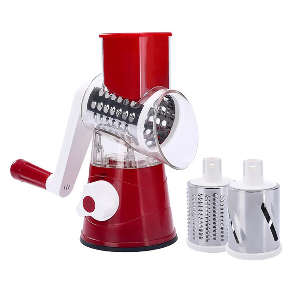 AEHOME Vegetable Slicer Shredder 3 Drum Manual Grater Kitchen Tool
