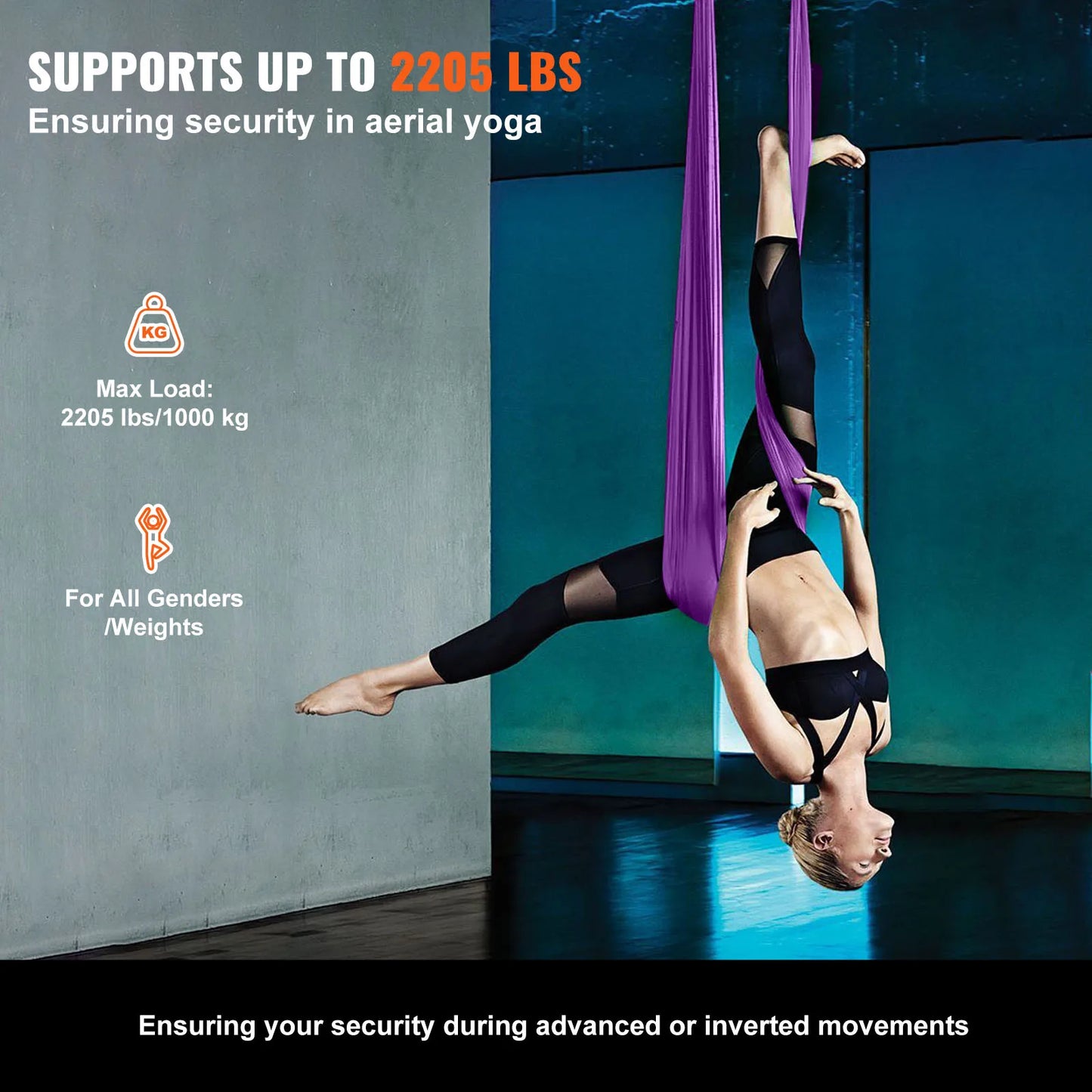 VEVOR SucceBuy Aerial Yoga Hammock Starter Kit For All Levels