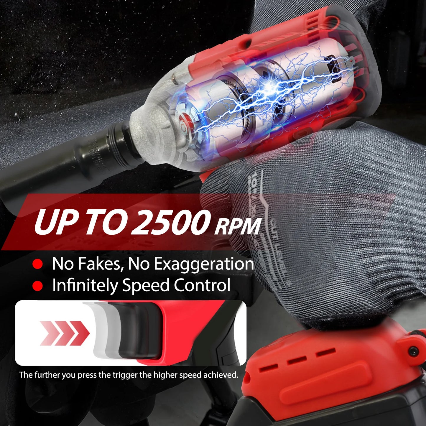 20V Cordless Impact Wrench Kit With Brushless Drill Driver And Two Batteries