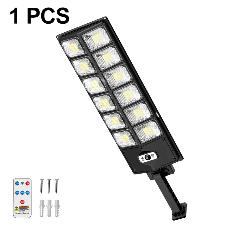 FAMCDC 504 LED Solar Wall Light Motion Sensor 3 Modes