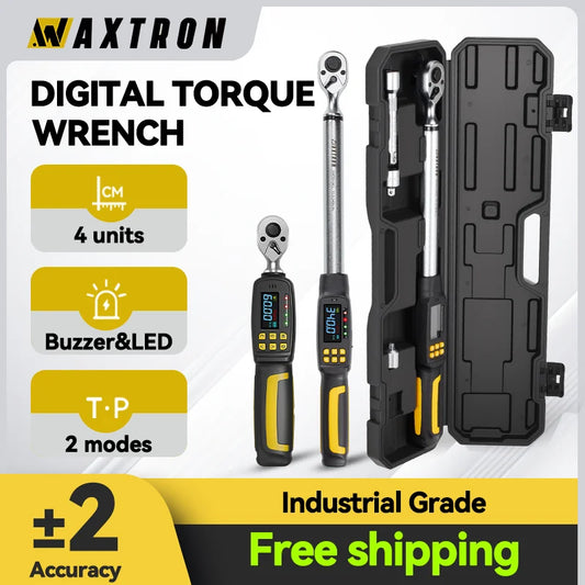Waxtron Digital Torque Wrench Two Percent Accuracy Automotive