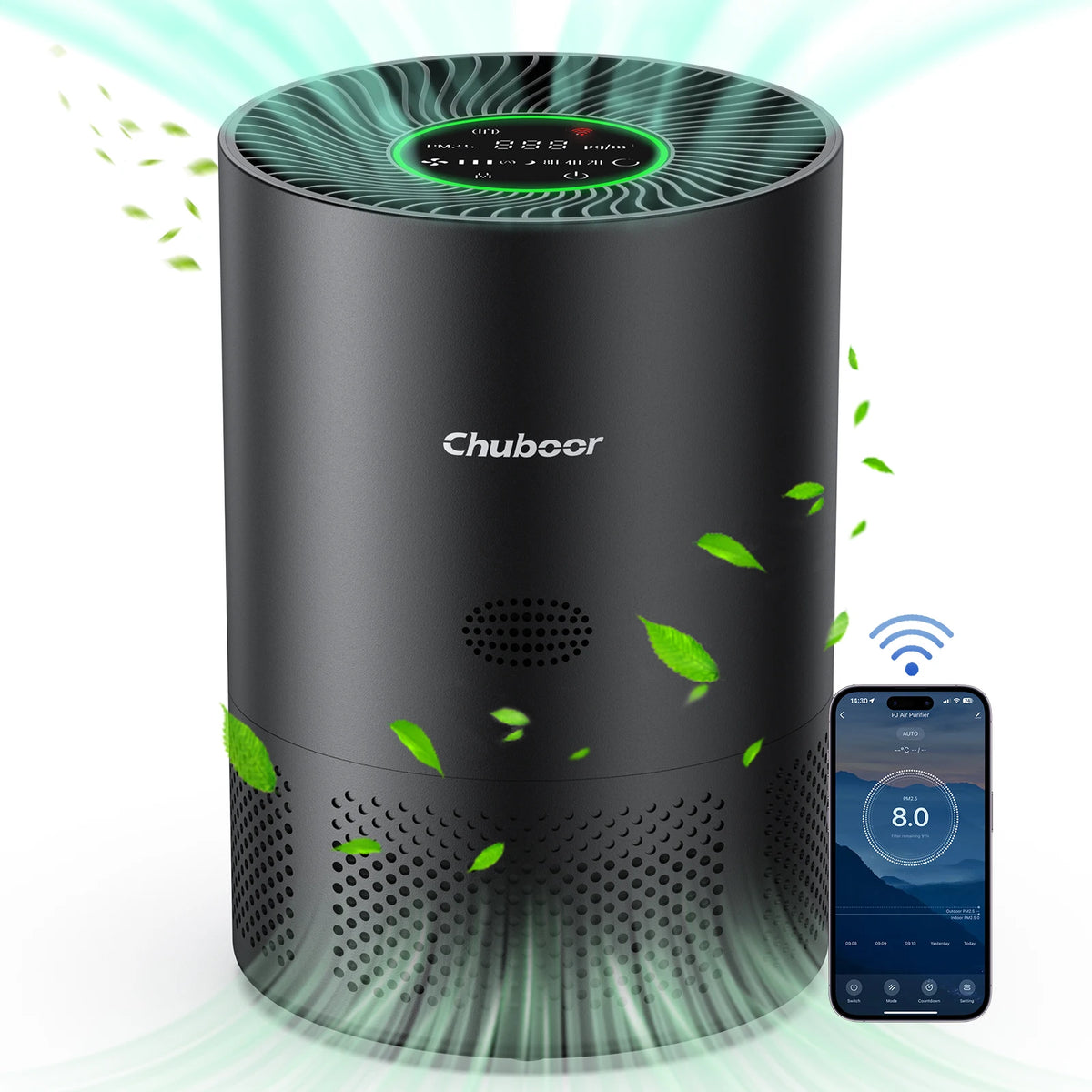 Chuboor H13 True HEPA Air Purifier for Home Office