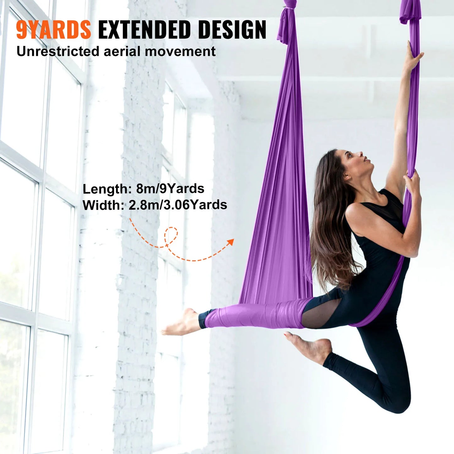 VEVOR SucceBuy Aerial Yoga Hammock Starter Kit For All Levels