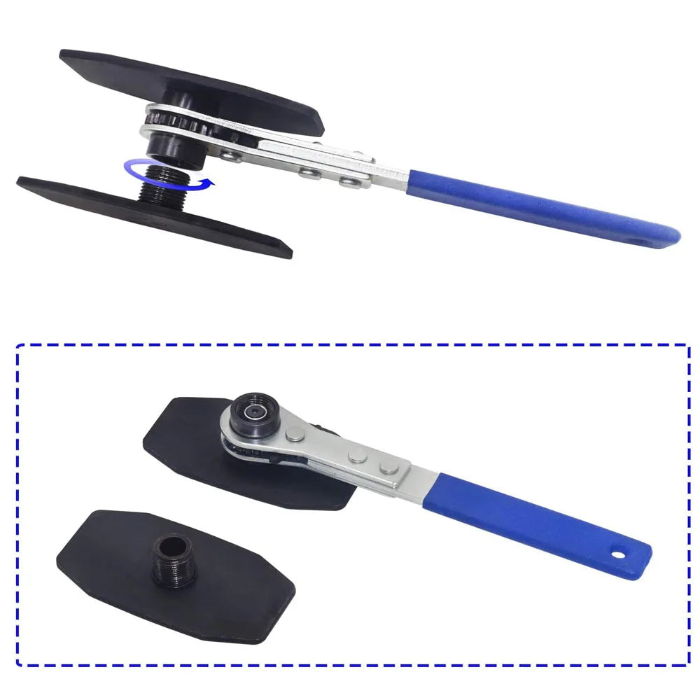 Brake Caliper Piston Press Tool 360 Degree Ratchet Pad Spreader