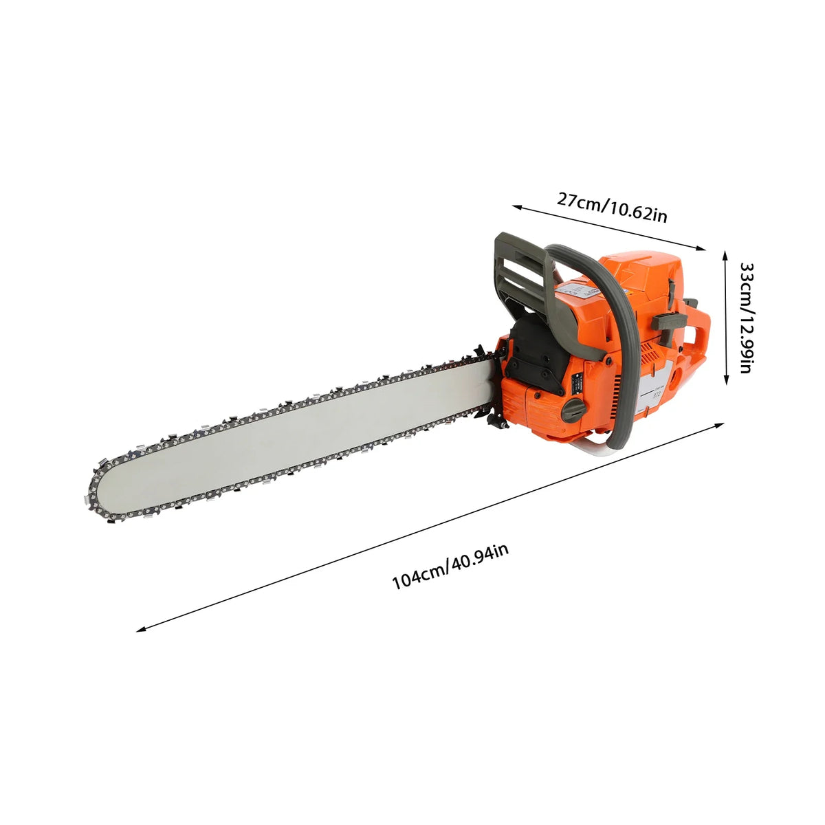 Gasoline Chainsaw With Hand Pull Start For Farm And Garden