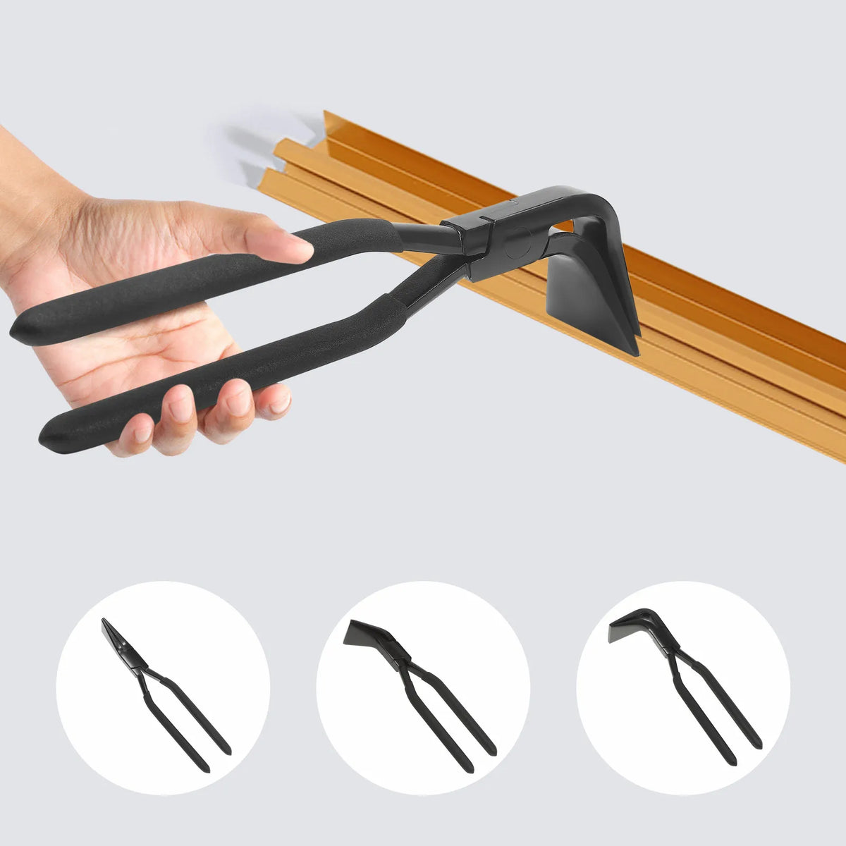 3 Piece Metal Bending Pliers Set Straight 45 And 90 Degrees