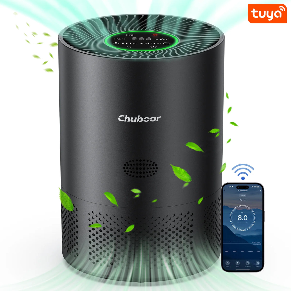 Chuboor H13 True HEPA Air Purifier for Home Office