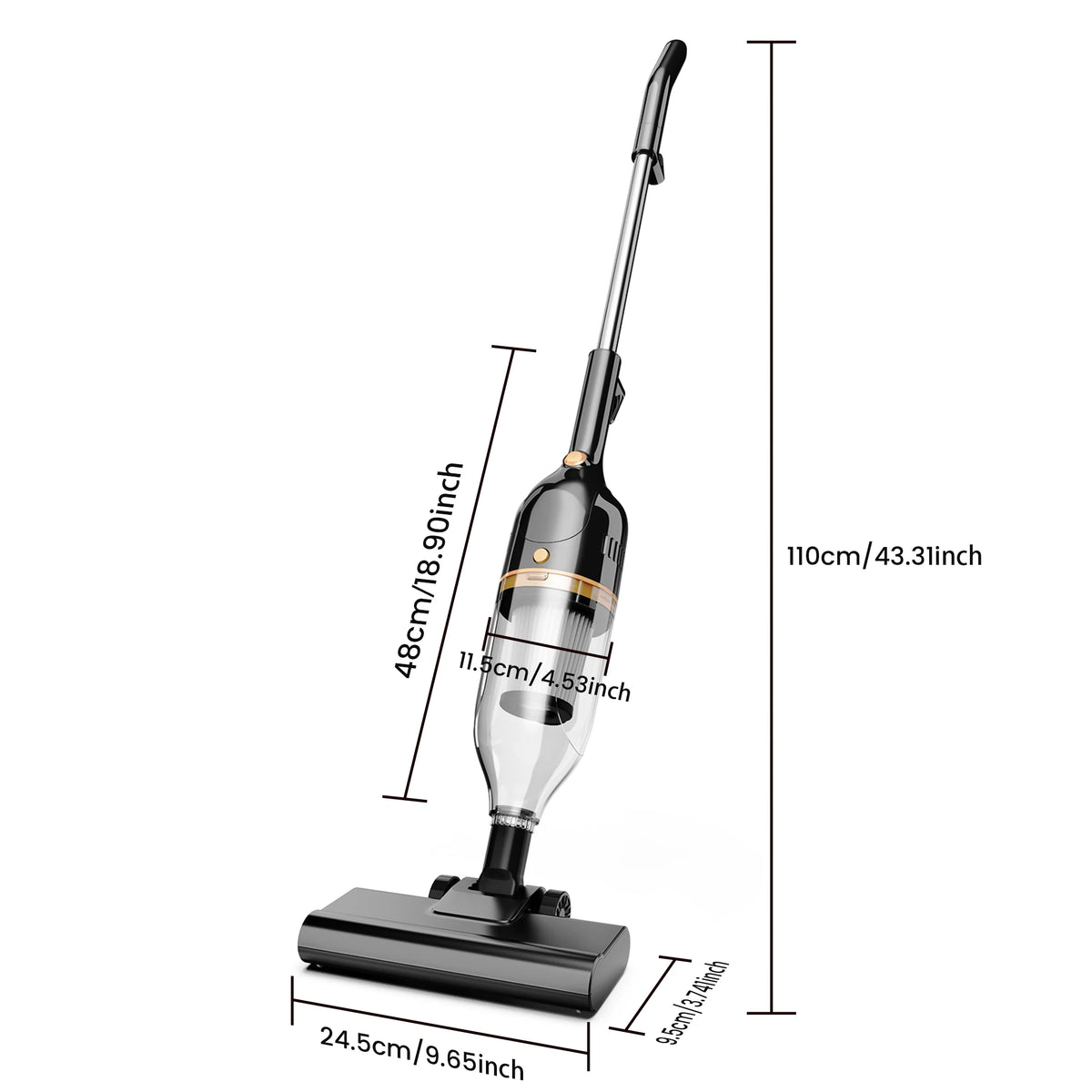 INSE Corded Vacuum Cleaner R7 R3S 3 In 1 Lightweight