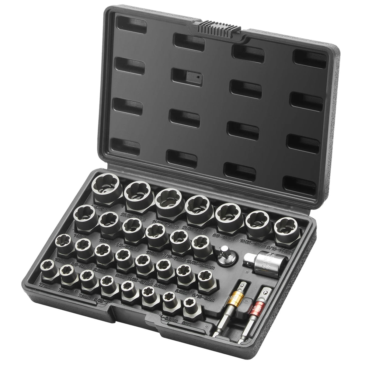 SucceBuy 29Piece Bolt Extractor Set For Stuck Nuts And Bolts