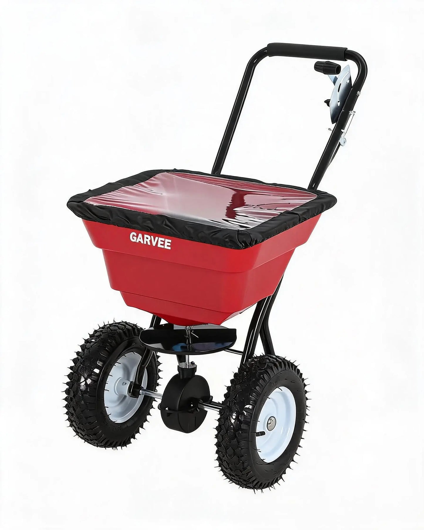 80 Lb Push Broadcast Spreader For Fertilizer Grass Seed