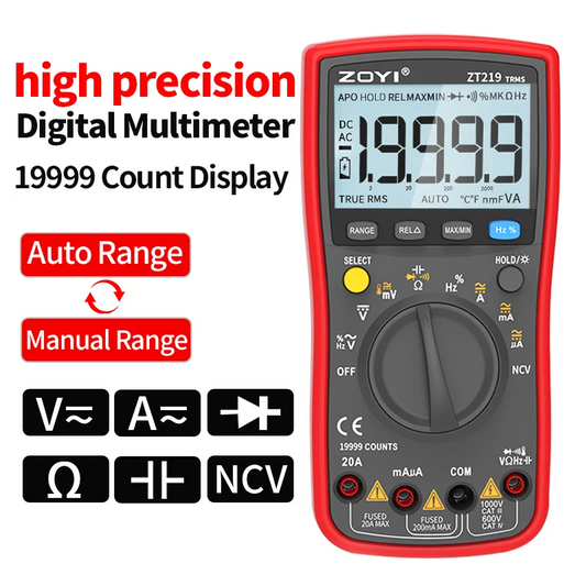 ZOYI ZT219 Digital Multimeter True RMS AC DC Voltage Tester