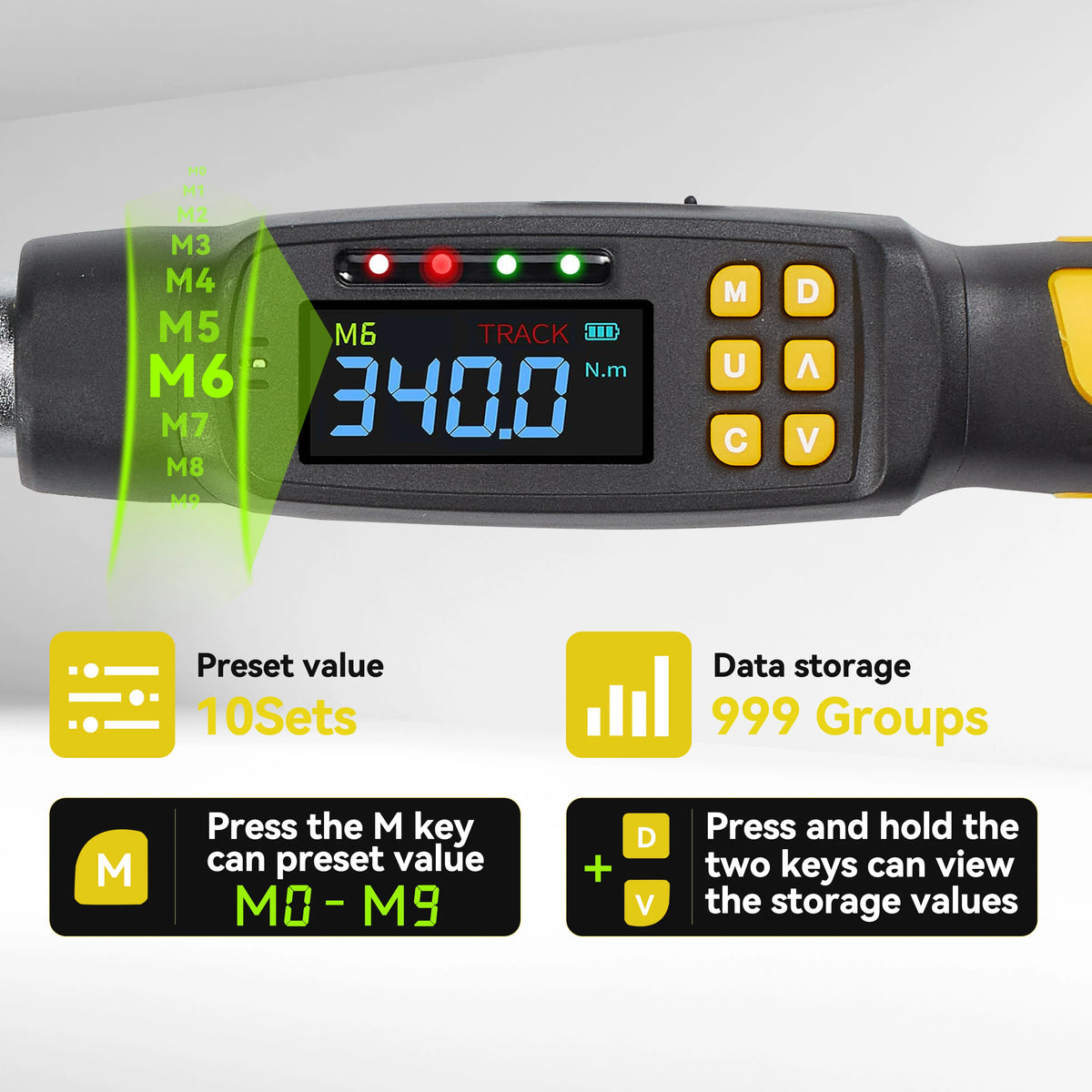 Waxtron Digital Torque Wrench Two Percent Accuracy Automotive