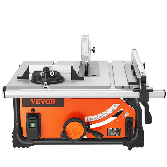 SucceBuy Jobsite Table Saw 15 Amp With 40 Tooth Blade