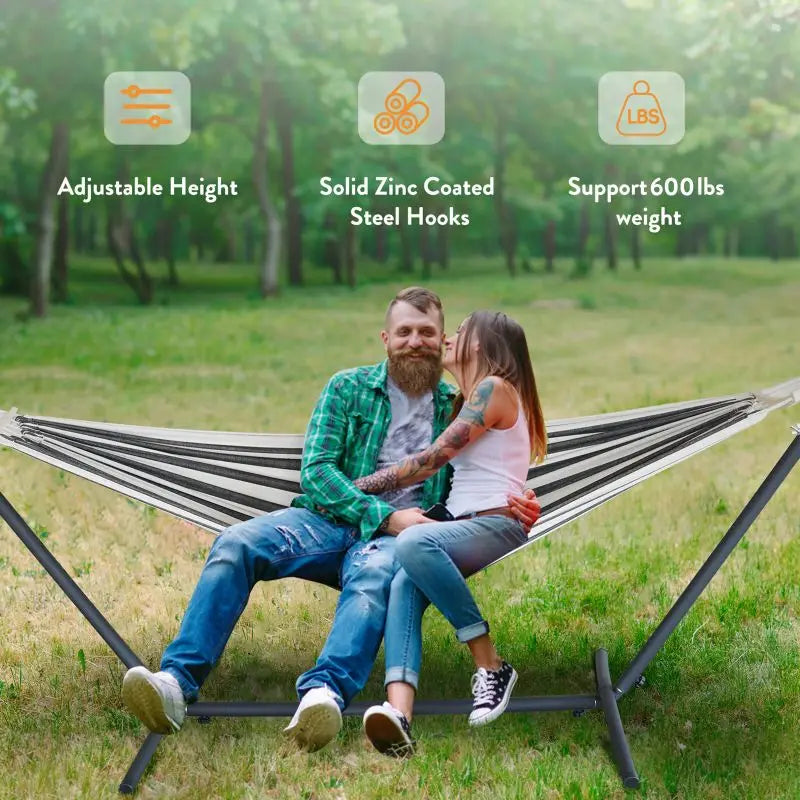 Gyroor Adjustable Stand Hammock With 600 Lb Capacity And Storage Bag