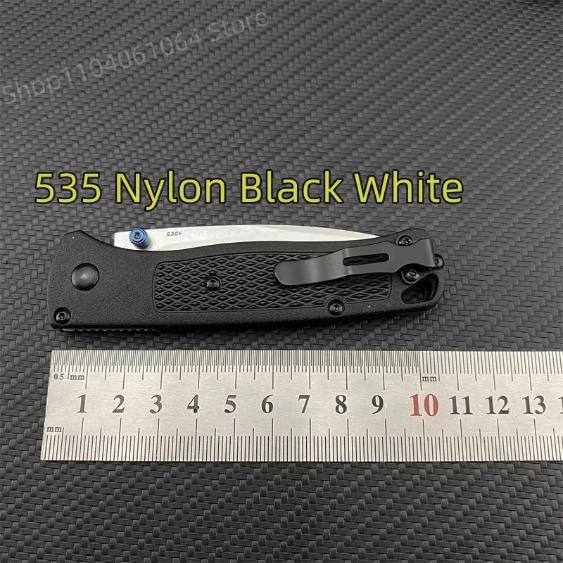 DIY Supplies BM 535 Bugout EDC Folding Knife Grivory Handle