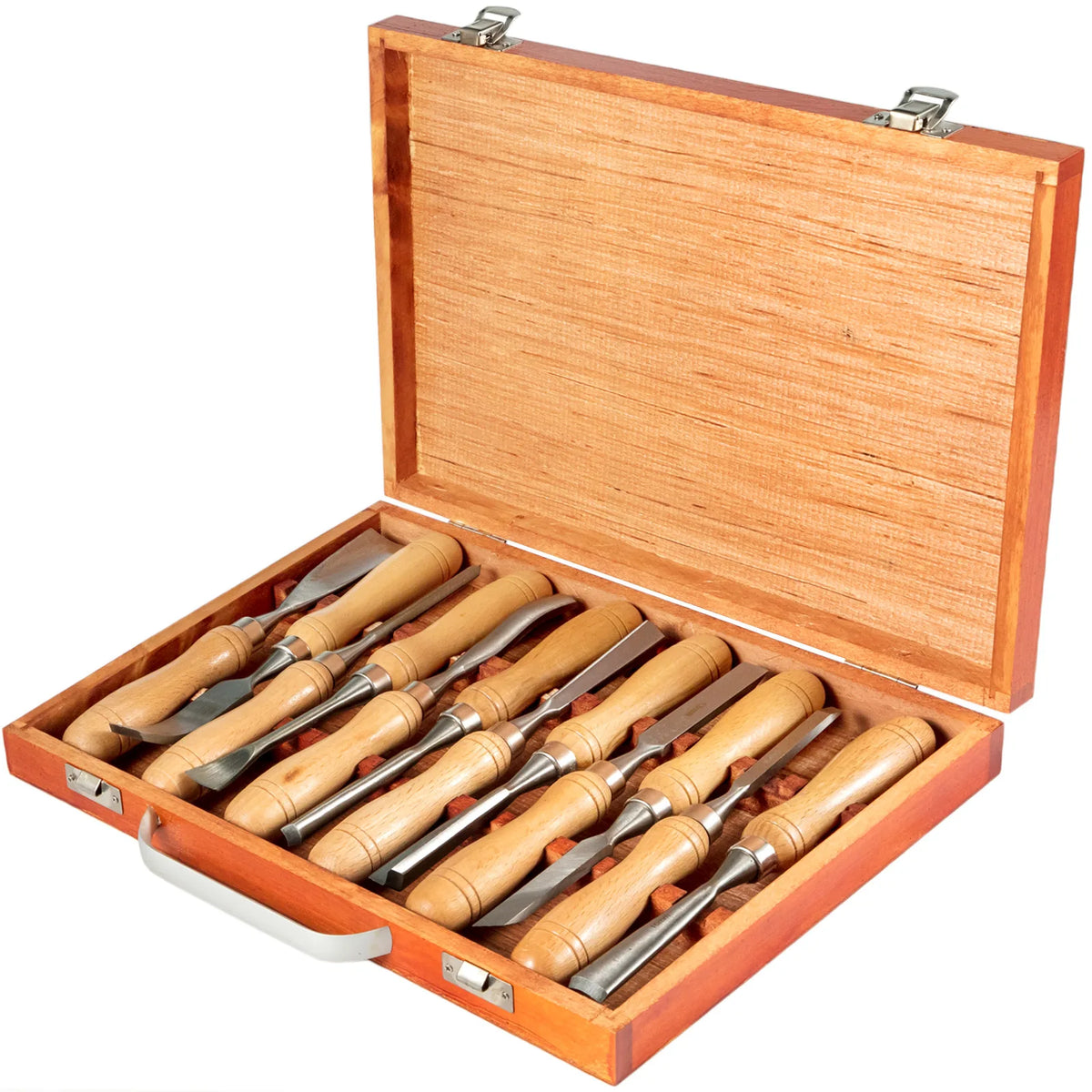 SucceBuy 12 Piece Wood Carving Chisel Set For Woodworking Projects