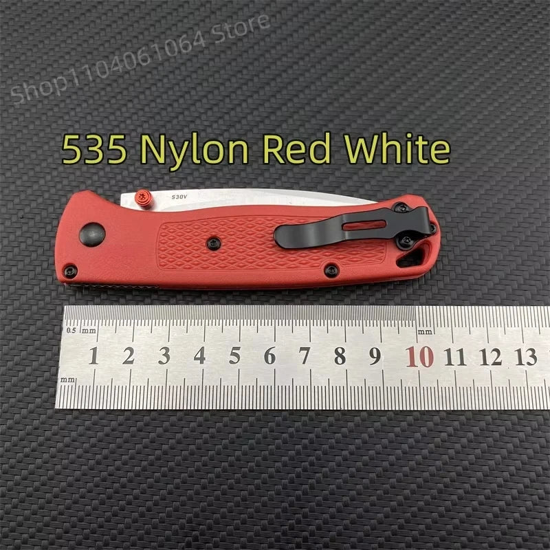 DIY Supplies BM 535 Bugout EDC Folding Knife Grivory Handle
