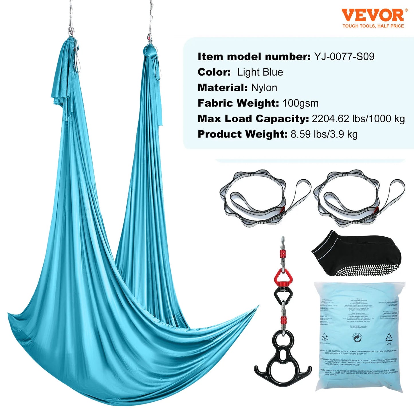 VEVOR SucceBuy Aerial Yoga Hammock Starter Kit For All Levels