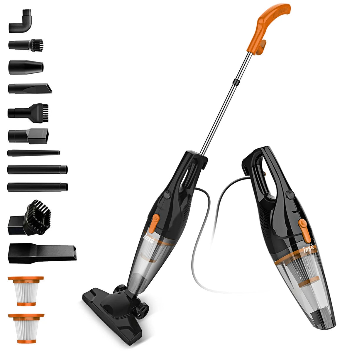 INSE Corded Vacuum Cleaner R7 R3S 3 In 1 Lightweight