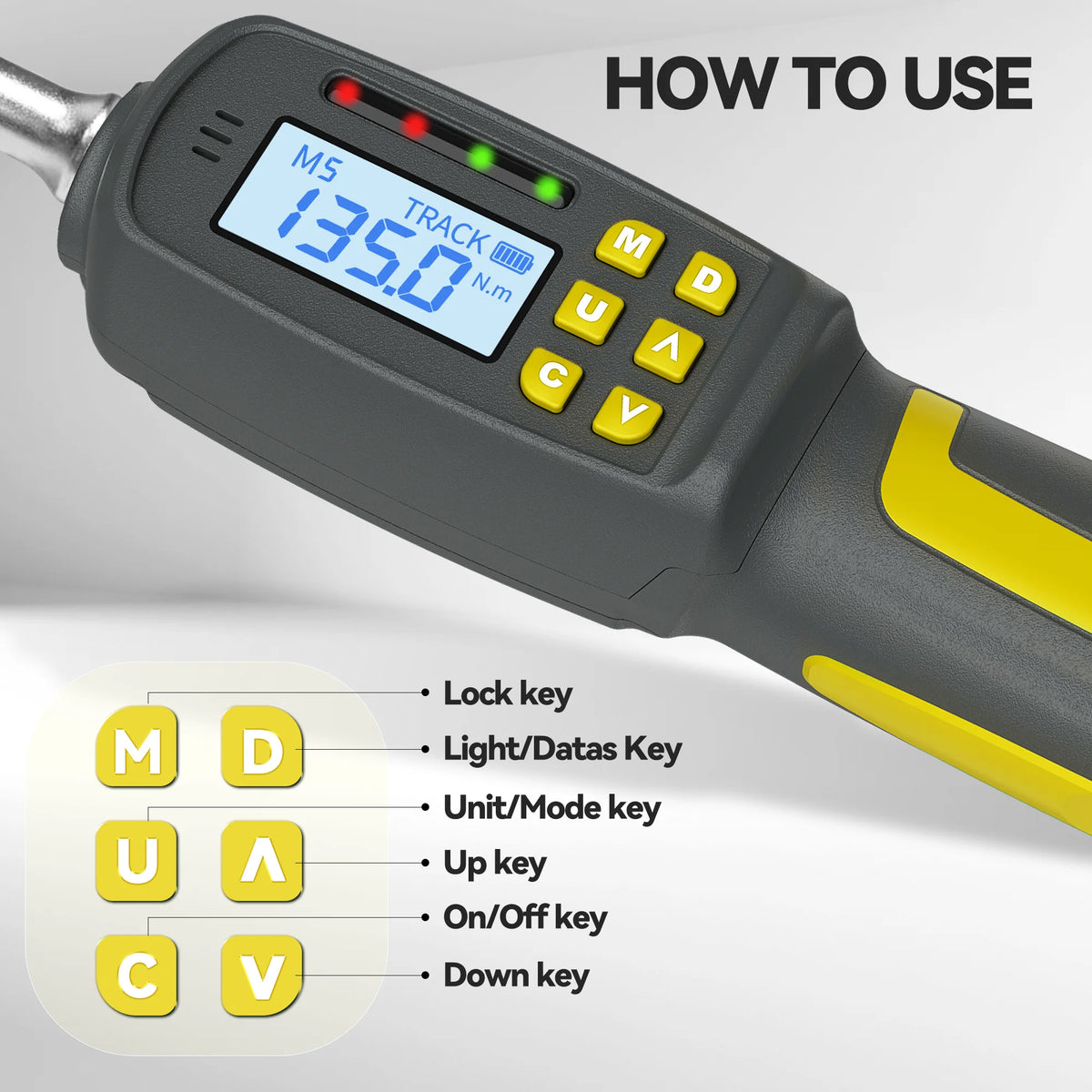 Waxtron Digital Torque Wrench Two Percent Accuracy Automotive