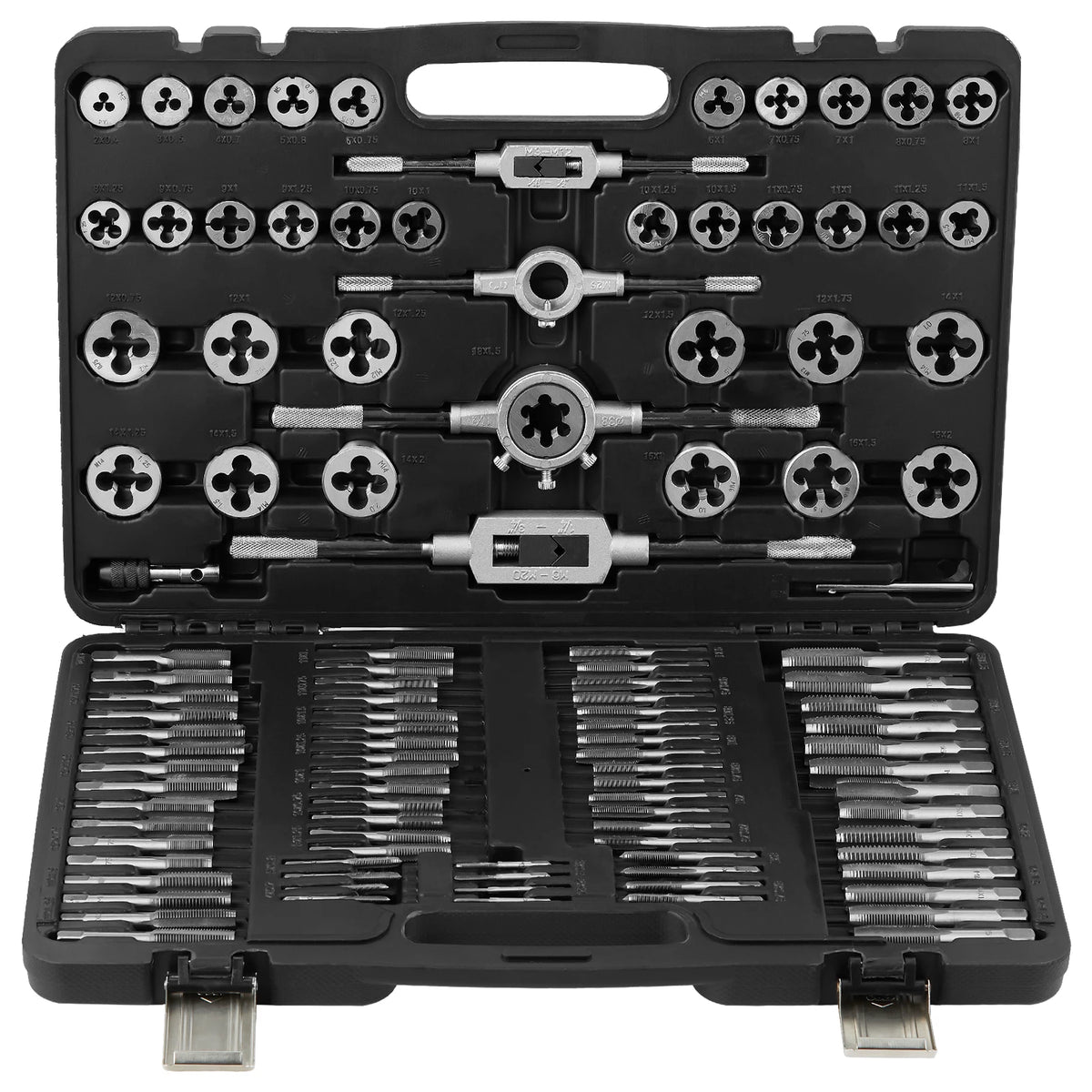 Industrial Premium Tap and Die Set 40 to 116 Pieces