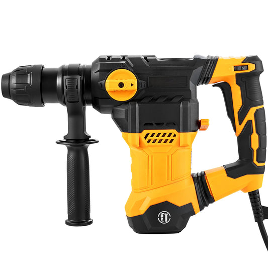 SucceBuy 1500W Rotary Hammer Drill With 4 Modes Corded Jackhammer