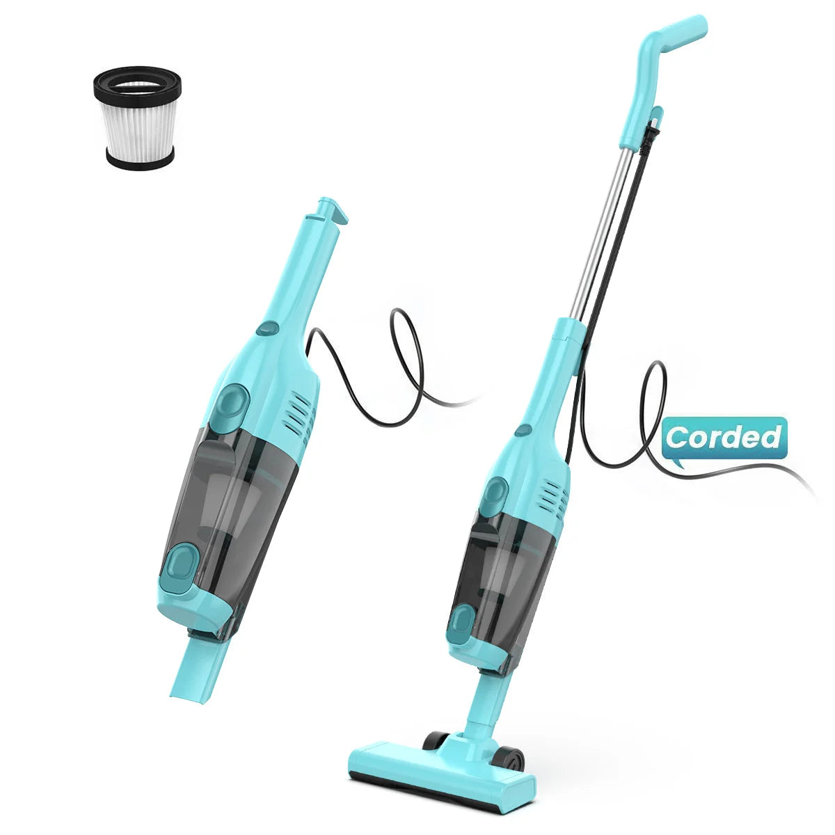 INSE Corded Vacuum Cleaner R7 R3S 3 In 1 Lightweight