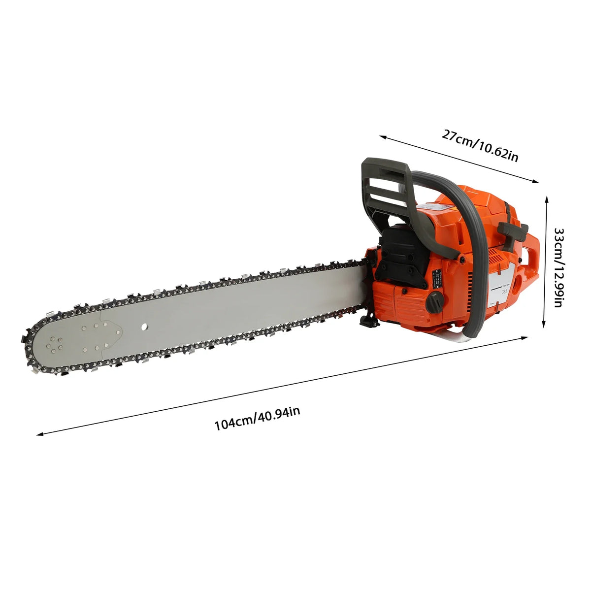 Gasoline Chainsaw With Hand Pull Start For Farm And Garden