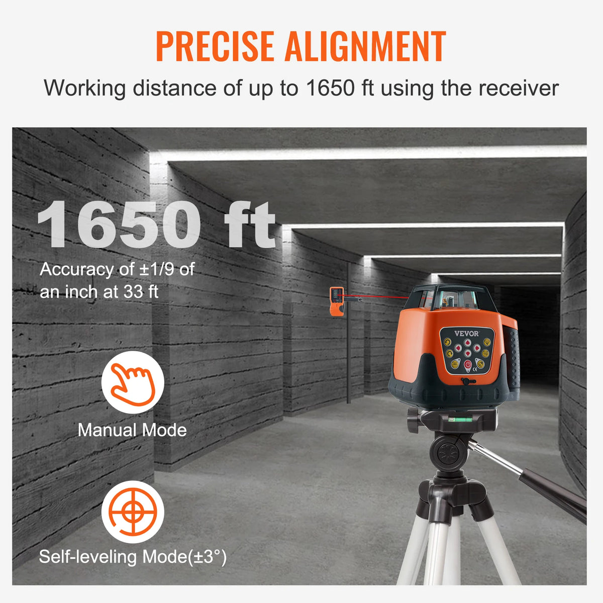 SucceBuy 360 Degree Self Leveling Laser With Cross Line
