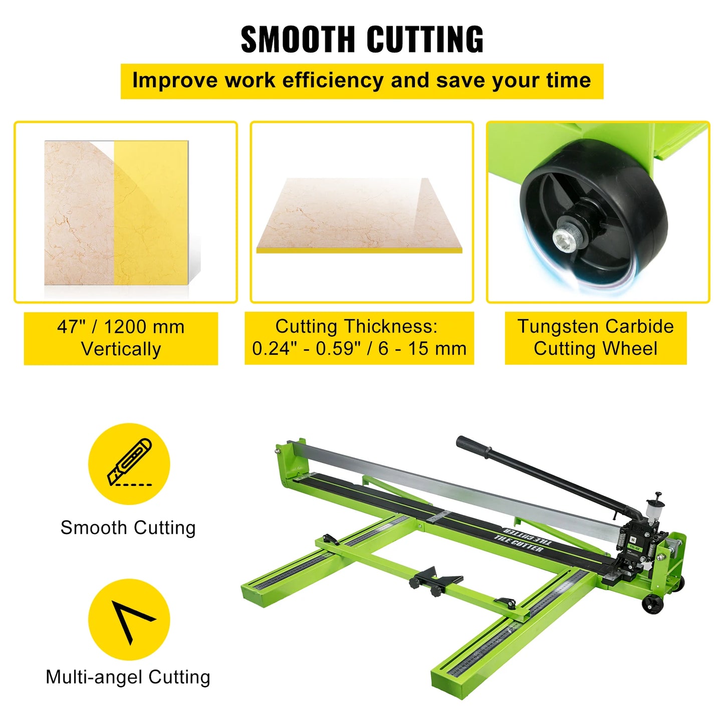 Manual Tile Cutter Infrared Laser Positioning Tool For Porcelain Ceramic